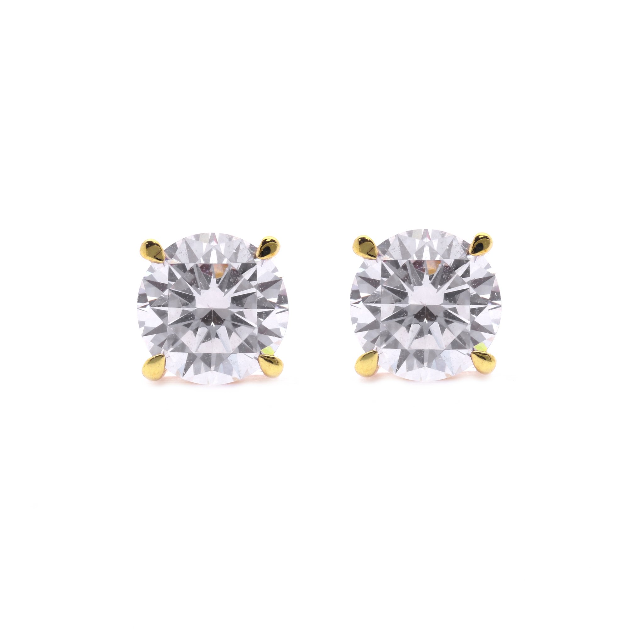 Round Claw Prongs Studs