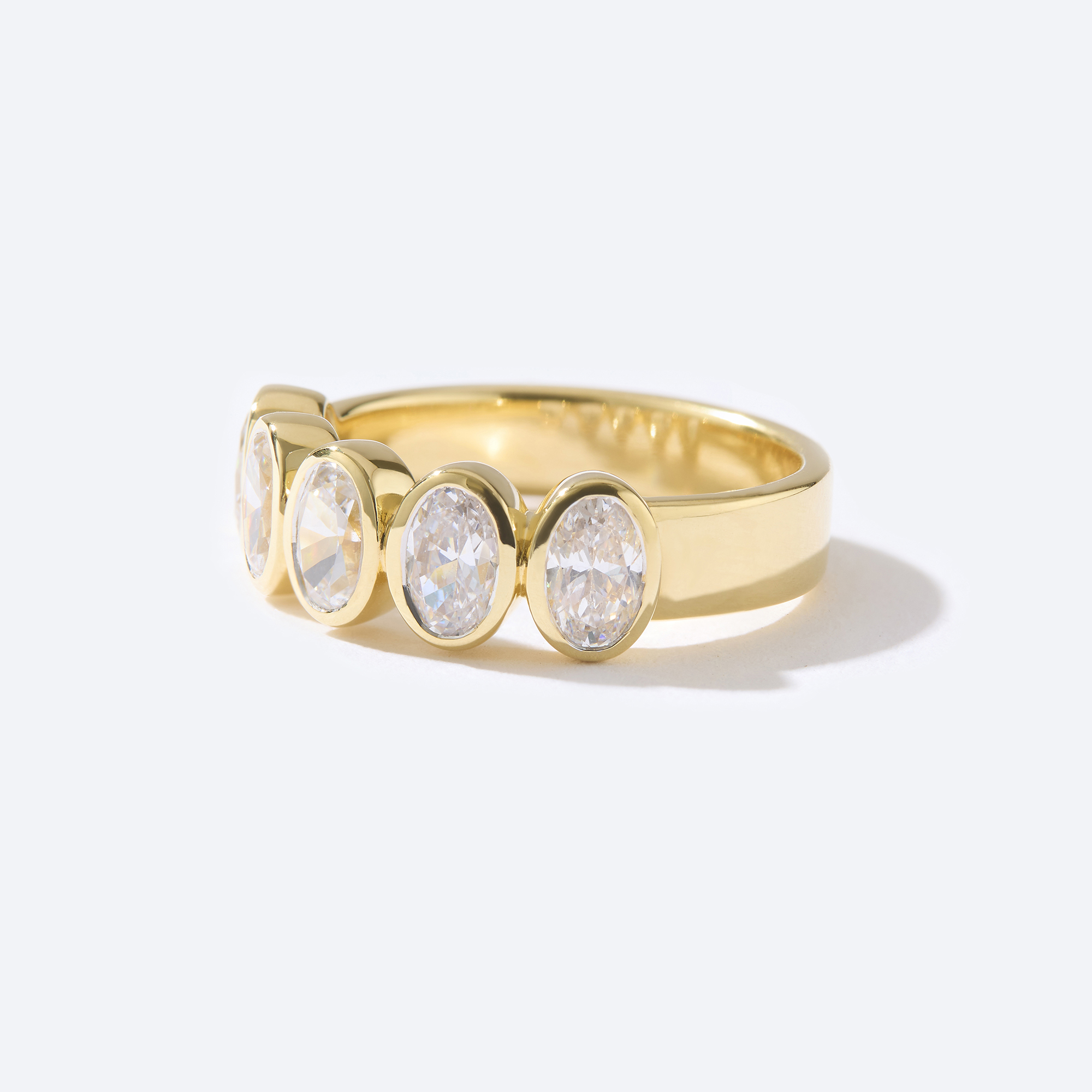 Oval Half Eternity 