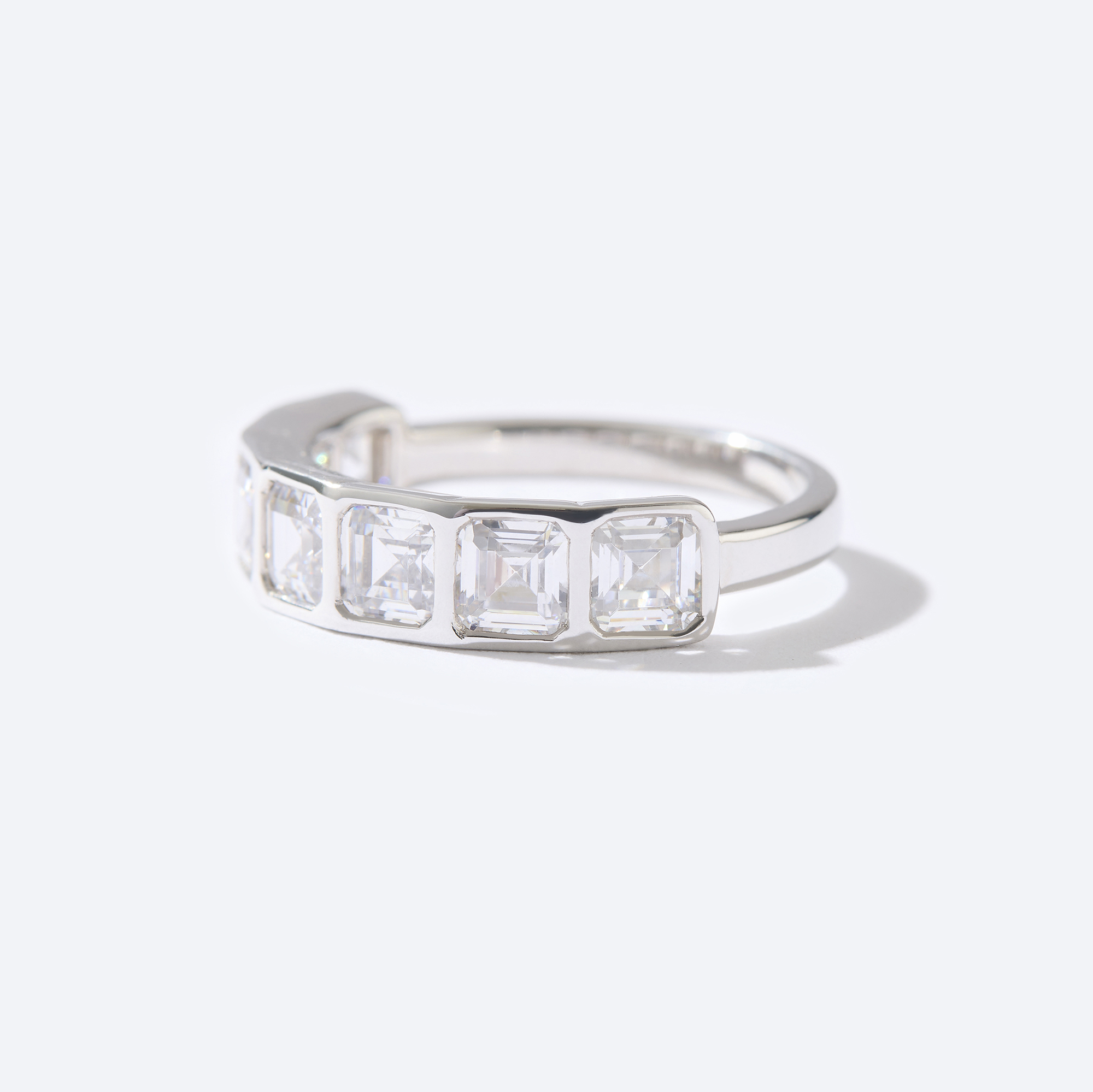 Asscher Half Eternity