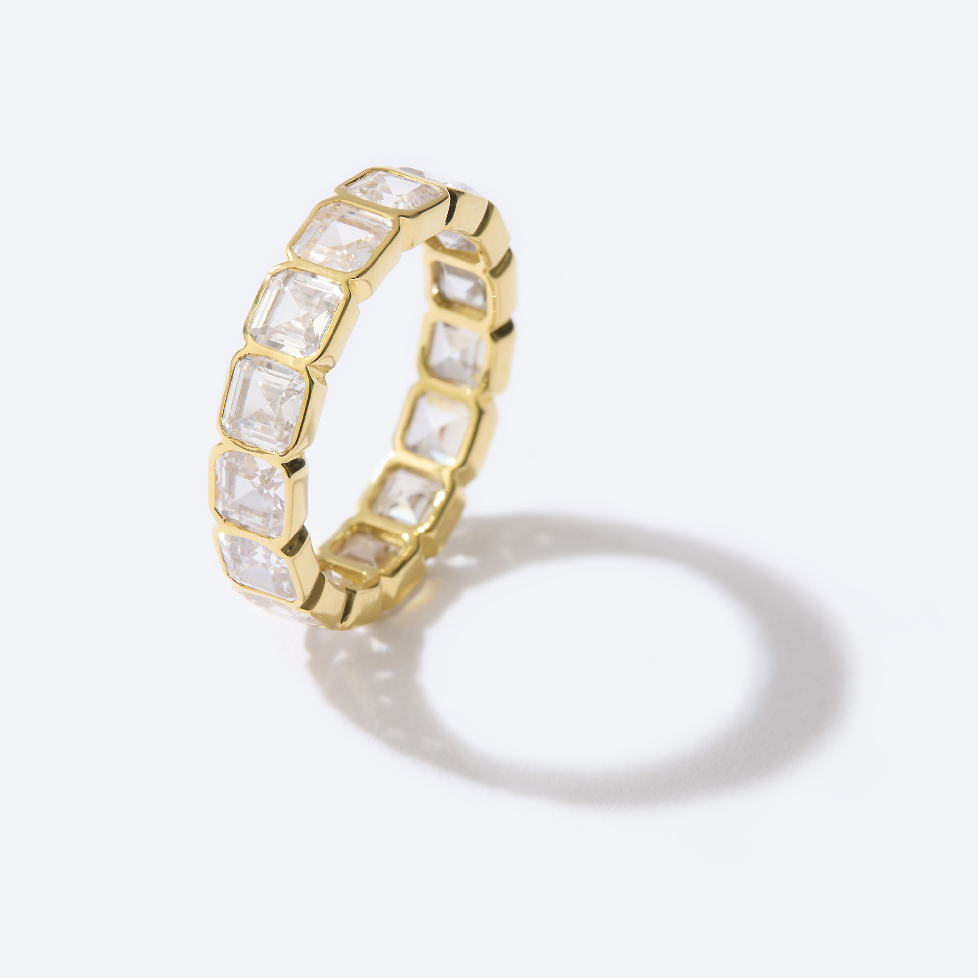 Asscher Bezel Eternity