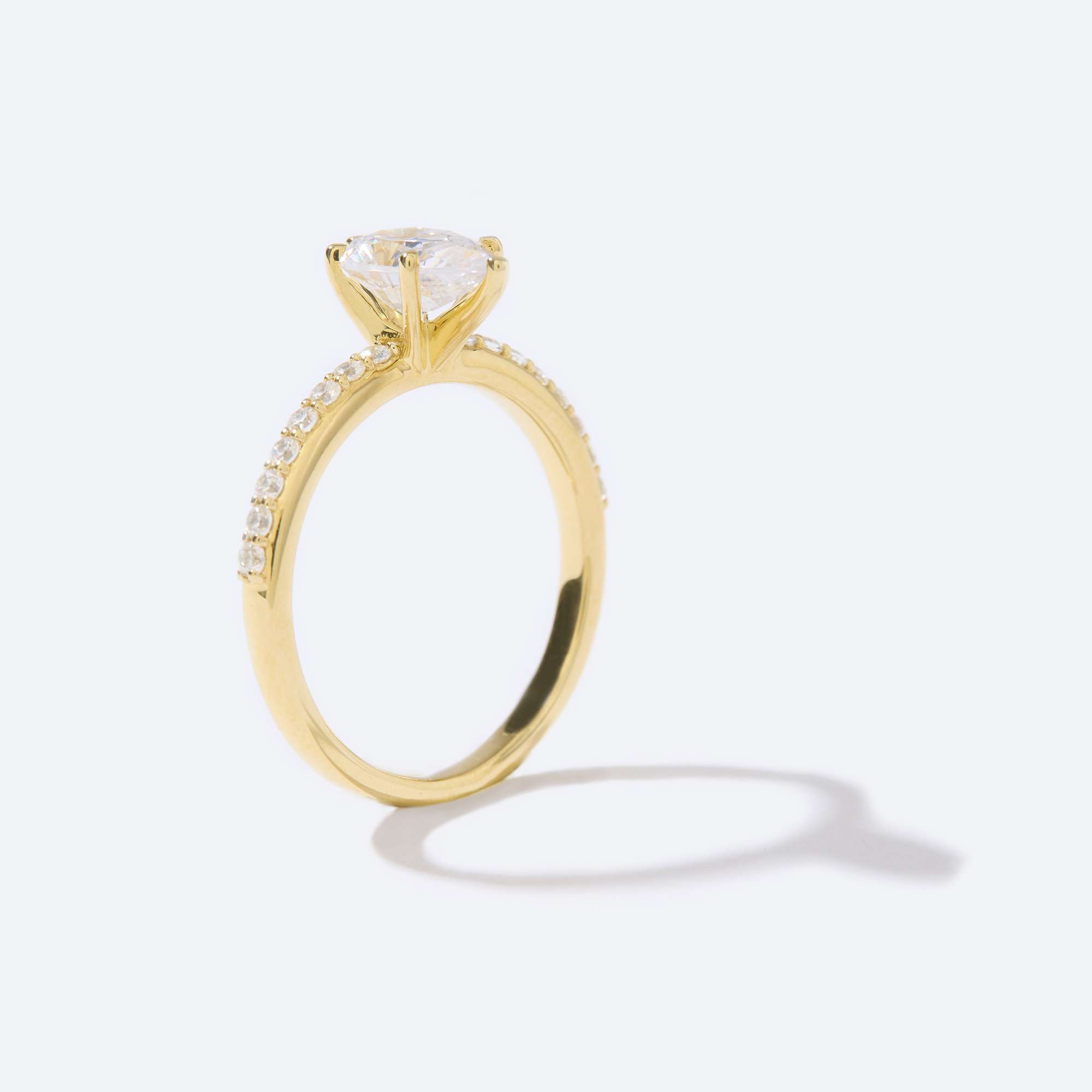 Pear Classic Prong Set